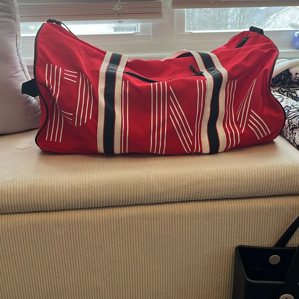 PINK Red Duffle Bag